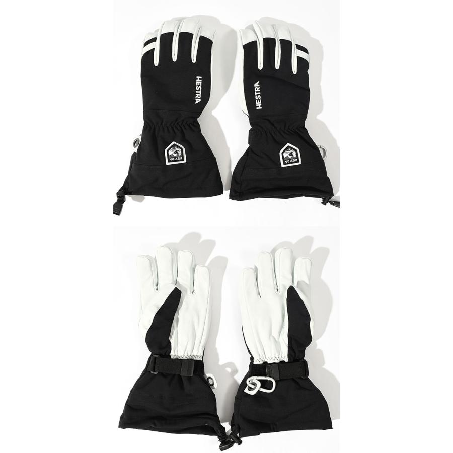 HESTRA（ヘストラ） レザーグローブ Heli Ski メンズ 五指 本革 天然
