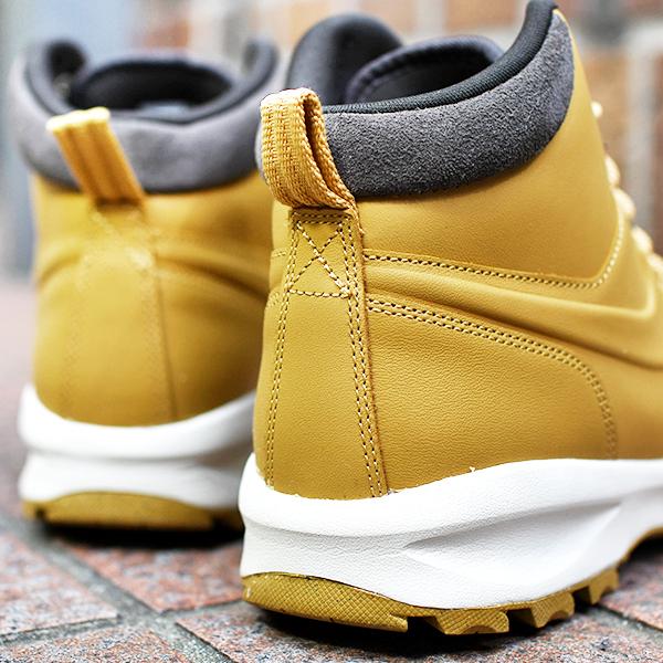 YELLO ブラウン/ハイカットブーツ　Sサイズ NIKE（ナイキ） 32%OFF スニーカー マノア レザー シューズ 靴 ブーツ