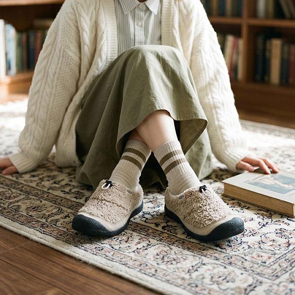 KEEN（キーン） 2026秋冬新色 スリッポン もこもこ レディース HOWSER