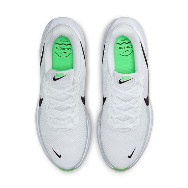 Nike グリーン/ホワイト スニーカー NIKE（ナイキ） 幅広 スニーカー ランニングシューズ メンズ