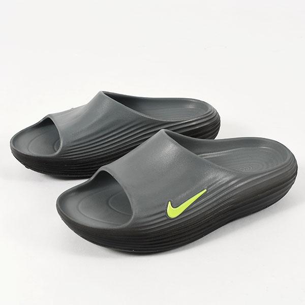 Nike ブラック スライドサンダル　Reactly リジュビネイト NIKE（ナイキ） 2026秋新作 厚底 リカバリー サンダル スポーツ NIKE