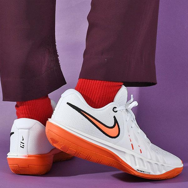 Nike バスケットボールシューズ ホワイト/レッド/イエロー NIKE（ナイキ） バスケットボールシューズ エア ズーム G.T. カット