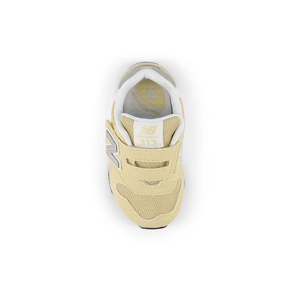 2026春夏新作 ニューバランス キッズ スニーカー new balance i313 子供 ベビーシューズ 赤ちゃん ベルクロ マジックテープ 靴 ファースト ベージュ I313119Wの画像