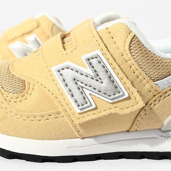 2026春夏新作 ニューバランス キッズ スニーカー new balance i313 子供 ベビーシューズ 赤ちゃん ベルクロ マジックテープ 靴 ファースト ベージュ I313119Wの画像