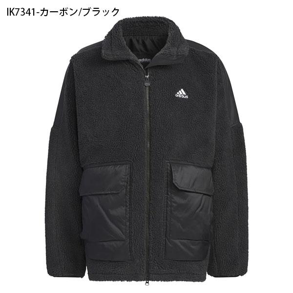 34%off アディダス メンズ レディース ジャケット adidas M WORD ボアジャケット フリース もこもこ モコモコ アウター ジャンパー 防寒 IEI00｜elephant｜05