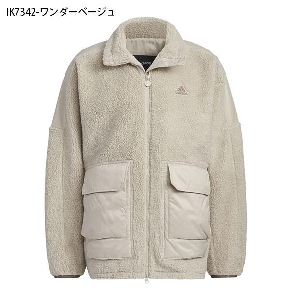 34%off アディダス メンズ レディース ジャケット adidas M WORD ボアジャケット フリース もこもこ モコモコ アウター ジャンパー 防寒 IEI00｜elephant｜06