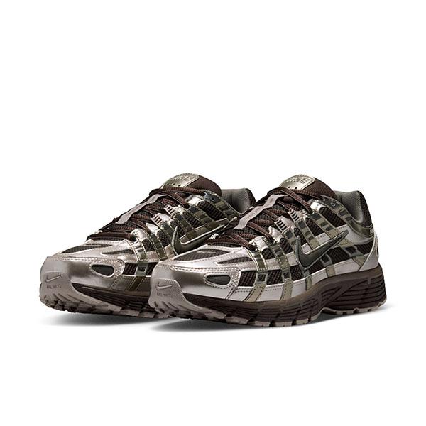 2026秋新作 送料無料 ナイキ スニーカー メンズ NIKE W P-6000 レトロ ナイキ シューズ Y2K 靴 ブラウン シルバー io3496 | NIKE | 01