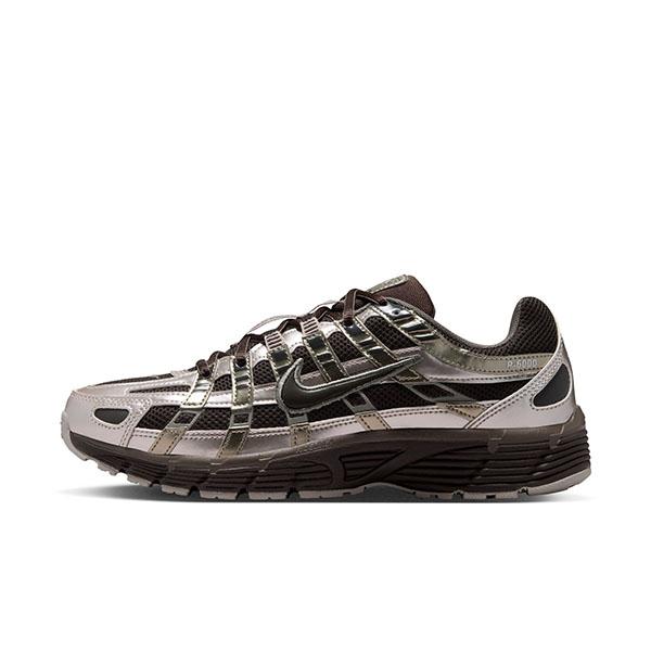 2026秋新作 送料無料 ナイキ スニーカー メンズ NIKE W P-6000 レトロ ナイキ シューズ Y2K 靴 ブラウン シルバー io3496 | NIKE | 03