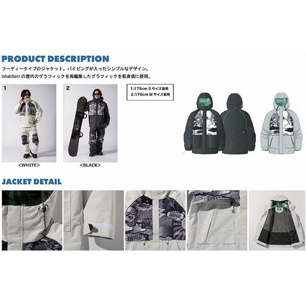 inhabitant（インハビタント） スノーボードウェア メンズ FULL ZIP