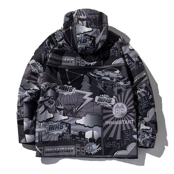 スノーボードウェア inhabitant インハビタント メンズ FULL ZIP SNOW JACKET ジャケット スノボ ウェア 2025-2026冬新作の画像