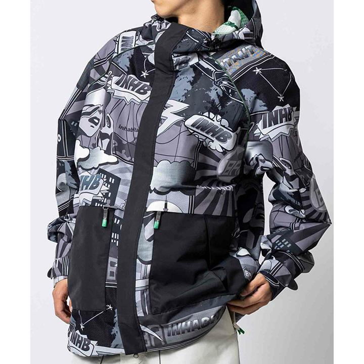 スノーボードウェア inhabitant インハビタント メンズ FULL ZIP SNOW JACKET ジャケット スノボ ウェア 2025-2026冬新作の画像