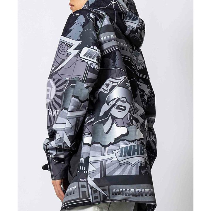 スノーボードウェア inhabitant インハビタント メンズ FULL ZIP SNOW JACKET ジャケット スノボ ウェア 2025-2026冬新作の画像
