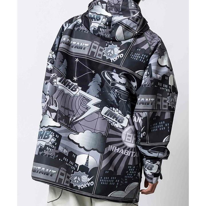 スノーボードウェア inhabitant インハビタント メンズ FULL ZIP SNOW JACKET ジャケット スノボ ウェア 2025-2026冬新作の画像