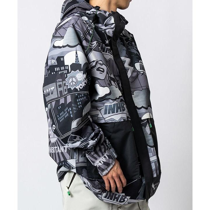 スノーボードウェア inhabitant インハビタント メンズ FULL ZIP SNOW JACKET ジャケット スノボ ウェア 2025-2026冬新作の画像