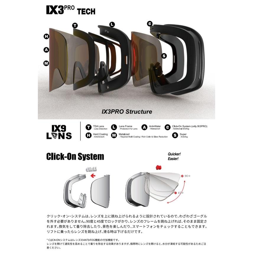 ラスト1点 スノーゴーグル IX NINE アイエックスナイン IX3 PRO
