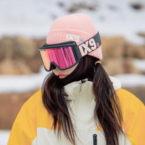 未使用 IX NINE アイエックスナイン スモークレンズ ゴーグル ニット スノーゴーグル IX NINE アイエックスナイン IX-V アイエックス