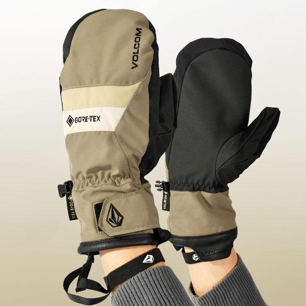 VOLCOM グローブ　スノーボード　レザー　ボルコム　GORE-TEX　5本指 VOLCOM（ボルコム） スノーグローブ メンズ STAY DRY GORE-TEX MITT