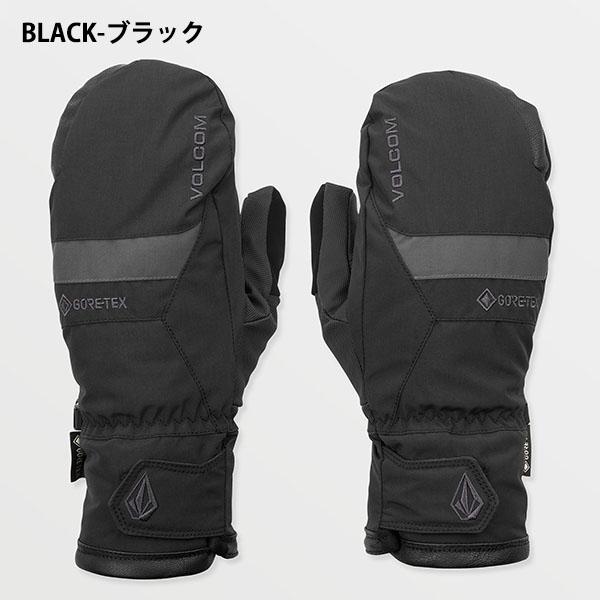 ボルコム ミトングローブ メンズＬサイズ GORE-TEX 黒色 スノボ 新品 VOLCOM（ボルコム） スノーグローブ メンズ STAY DRY GORE-TEX MITT