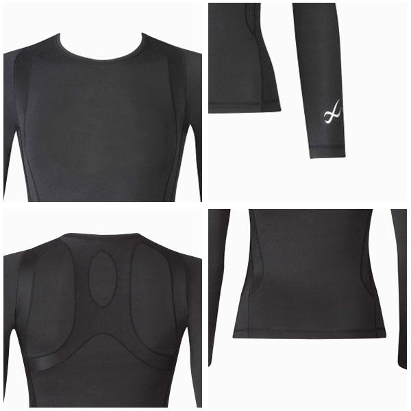 ゆうパケット発送！送料無料 CW-X ワコール 柔流 アンダーウェア レディース 丸首 長袖シャツ コンプレッションインナー cwx Wacoal JAY410 | WACOAL | 05