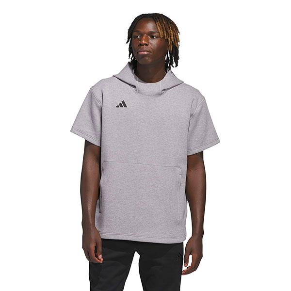 adidas（アディダス） メンズ 半袖 スウェット パーカー adidas M