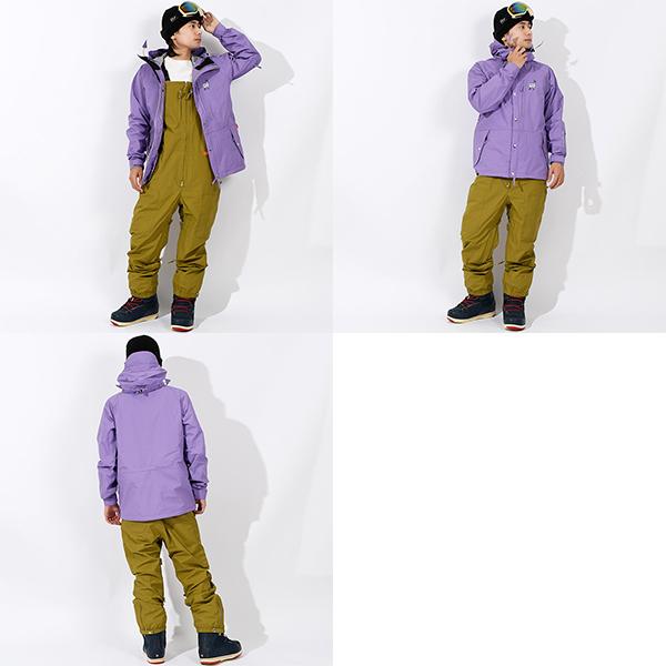 スノーボードウェア KM4K カモシカ PARADICE BIB PANTS メンズ