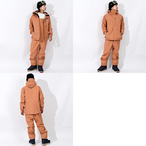 KM4K ビブパンツ レディース スノーボードウェア KM4K カモシカ PARADICE BIB PANTS メンズ