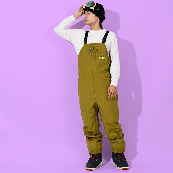 スノーボードウェア KM4K カモシカ PARADICE BIB PANTS メンズ