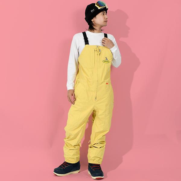 スノーボードウェア KM4K カモシカ PARADICE BIB PANTS メンズ