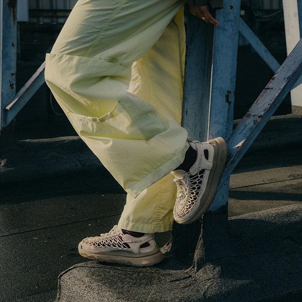 送料無料 KEEN キーン 厚底 スニーカー サンダル レディース UNEEK WK ユニーク WK シューズ 靴 1030268の画像