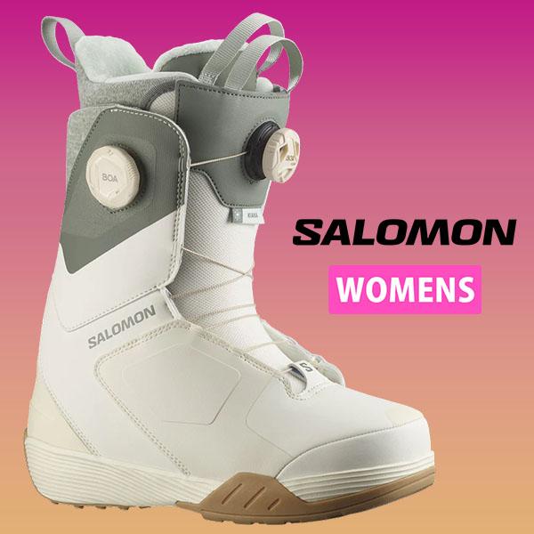 【即日発送_送料無料】SALOMON スノボブーツKIANA キアナ24.0cm SALOMON（サロモン） 24-25 SALOMON/サロモン KIANA DUAL BOA キアナ