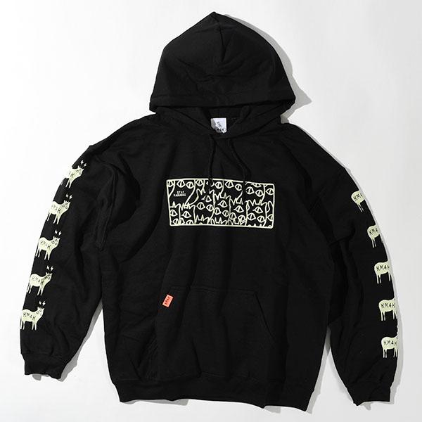 パーカー KM4K カモシカ HOOD WINDOW フーディ メンズ レディース プル 