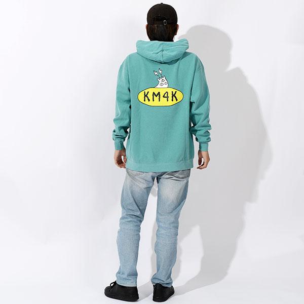 ラスト1点 XLサイズ パーカー KM4K カモシカ LOGO HOOD フーディ
