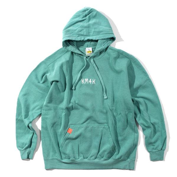 【KM4K カモシカ】HOOD WINDOW 　　 セーフティグリーン パーカー KM4K カモシカ】HOOD WINDOW セーフティグリーン パーカー 【公式通販】 スノーボード