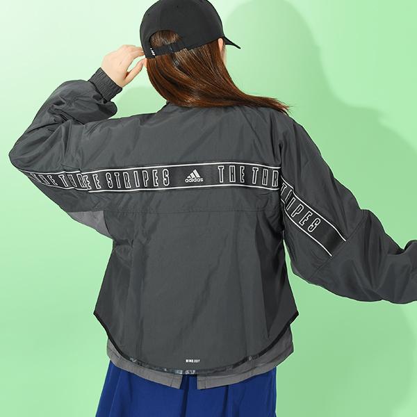 USA adidas　ナイロンジャケット　ジャージ　ウインドブレーカー adidas 35%off アディダス レディース ウインドブレーカー W