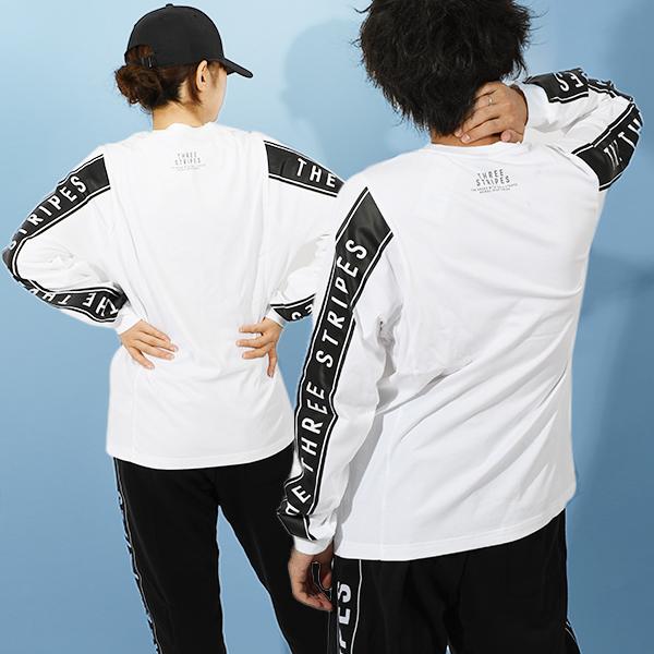 adidas（アディダス） メンズ レディース ルーズフィット 長袖 Tシャツ