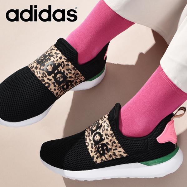 逆輸入 ヒョウ柄 アディダス レディース スリッポン スニーカー Adidas Lite Adiracer Adapt 4 0 K レオパード カジュアル シューズ 靴 ビッグロゴ 22秋新作 Gw7149 Syga Es