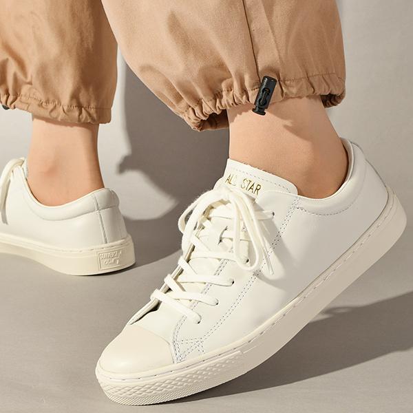 コンバース オールスター クップ スニーカー メンズ レディース CONVERSE ALL STAR COUPE OX ローカット レザー シューズ 定番 シューズ 靴 ブラック ホワイトの画像