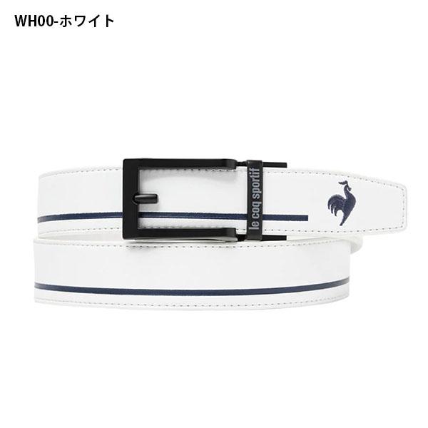n*n様 ルコックスポルティフ ゴルフ バックル ベルト【ホワイト】新品！ le coq sportif（ルコックスポルティフ） ゴルフ ベルト ルコック