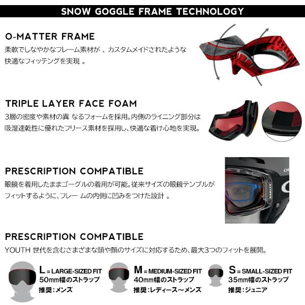 OAKLEY（オークリー） ラインマイナー M メンズ スノーゴーグル