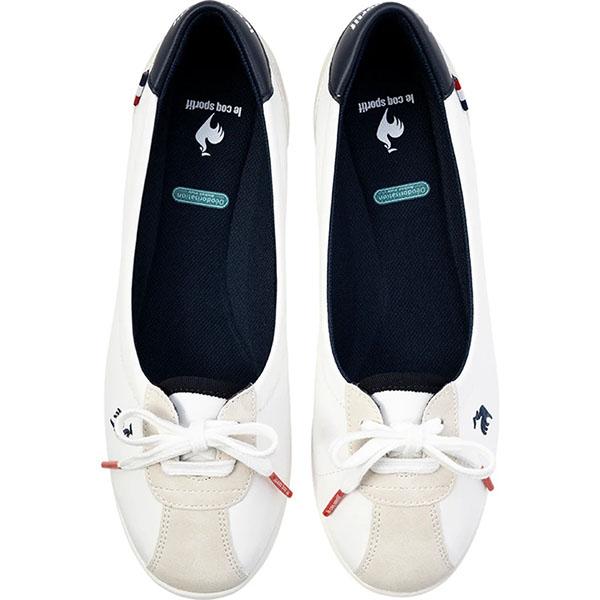 レディース パンプス スニーカー ルコック スポルティフ le coq sportif LCS モンペリエ パンプススタイル 2E シューズ 靴 ブラック ホワイト 黒 白 LU5SSN25LZの画像