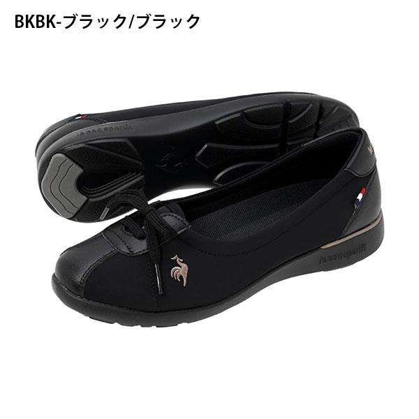 レディース パンプス スニーカー ルコック スポルティフ le coq sportif LCS モンペリエ パンプススタイル 2E シューズ 靴 ブラック ホワイト 黒 白 LU5SSN25LZの画像