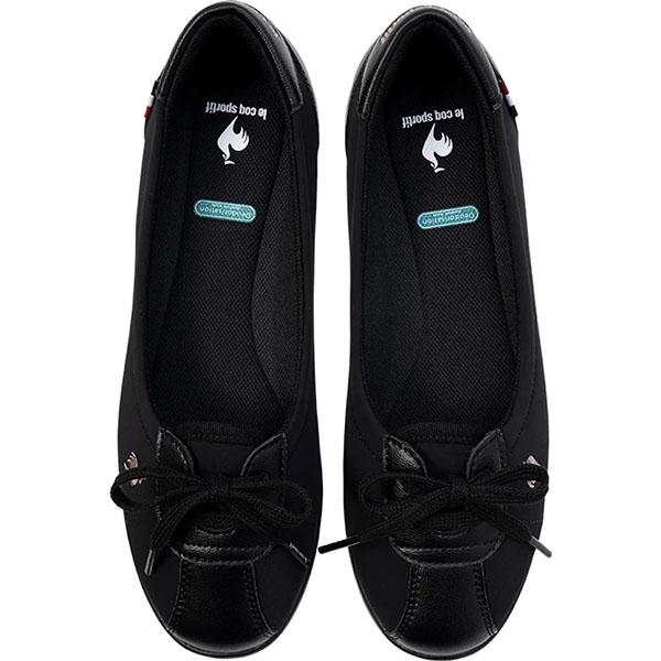 レディース パンプス スニーカー ルコック スポルティフ le coq sportif LCS モンペリエ パンプススタイル 2E シューズ 靴 ブラック ホワイト 黒 白 LU5SSN25LZの画像