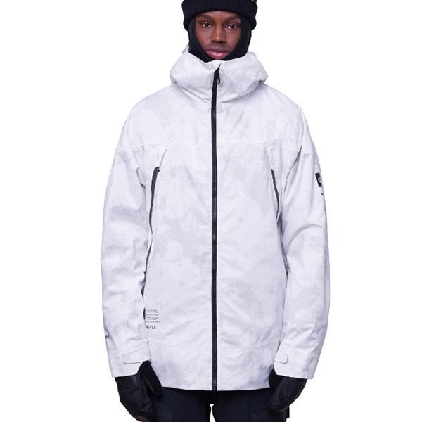 686スノーボードウェア Mサイズ　グレーとホワイト 686（シックスエイトシックス） 半額 50%off ラスト1着 Mサイズ