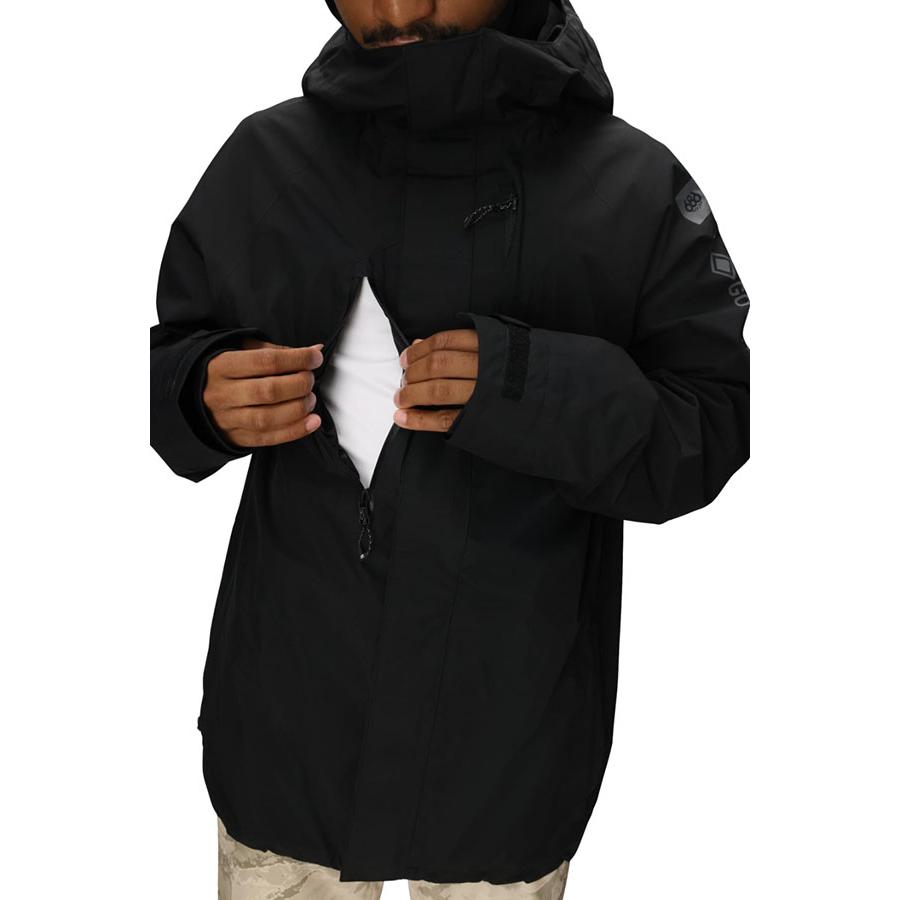 Resurrection フード付きジャケット S ブラック 686（シックスエイトシックス） スノーボードウェア 686 SIX EIGHT SIX