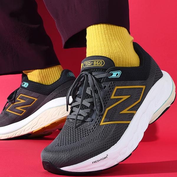 New Balance（ニューバランス） 幅広 厚底 ランニングシューズ メンズ