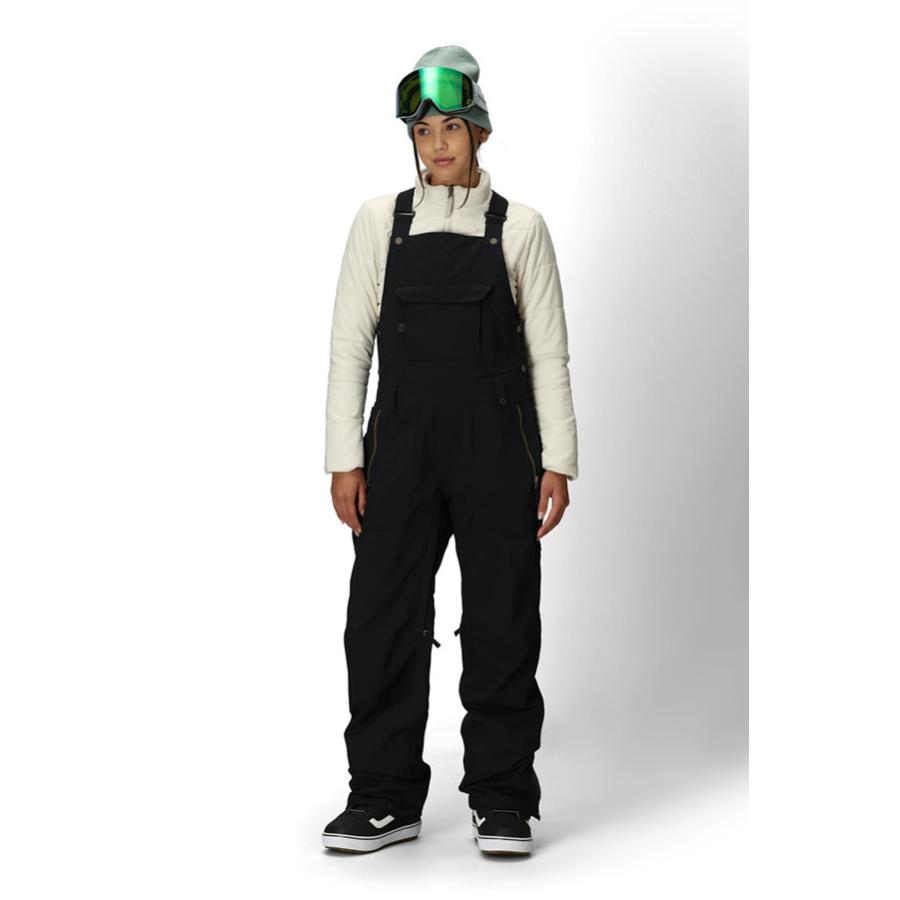 ラスト1点 Lサイズ ビブパンツ 686 SIX EIGHT SIX シックスエイトシックス BLACK MAGIC INSULATED BIB レディース スノボ M5WN426 2025-2026冬新作 30%off | 686 | 01