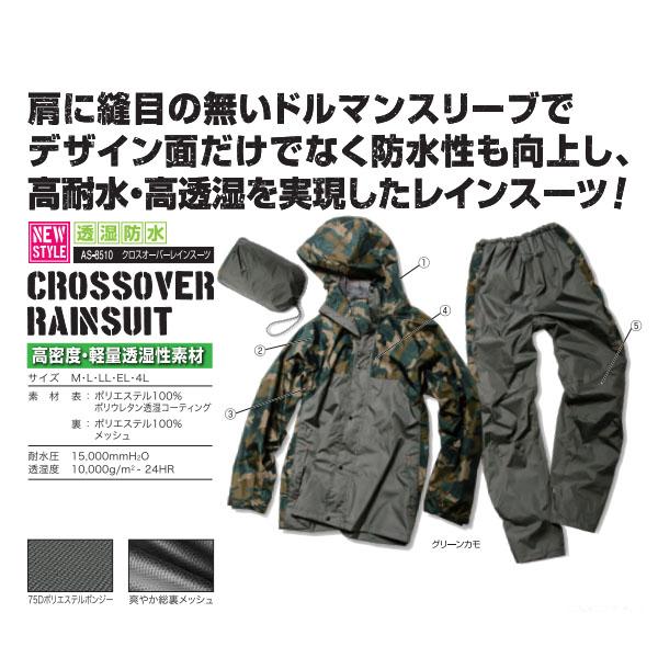 Makku（マック） 高耐水 高透湿 レインスーツ 上下 釣り バイク メンズ