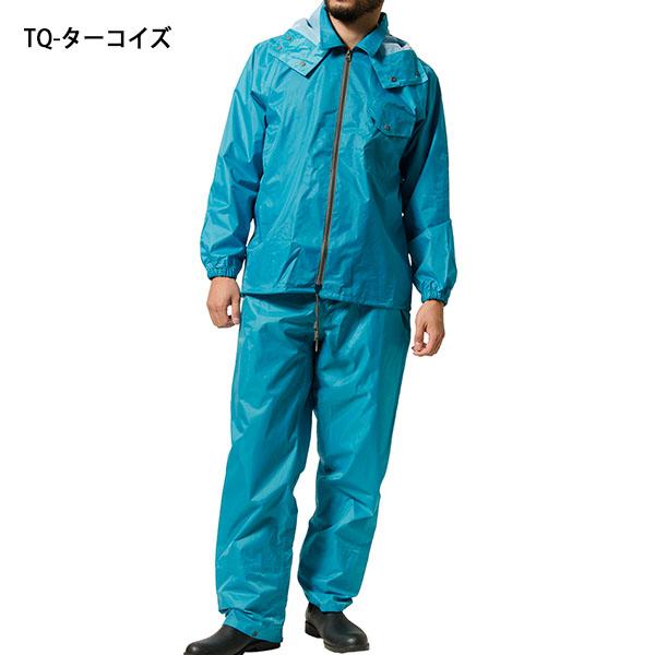 Makku（マック） フードと裾上げの調節可能 レインスーツ 上下 釣り