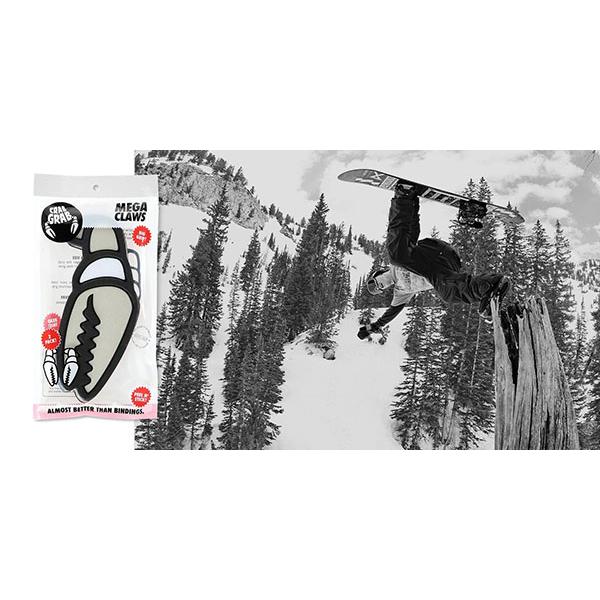 ネコポス発送！ クラブグラブ CRAB GRAB スノーボード MEGA CLAWS デッキパッド SNOWBOARD ワンフット 10%off |  | 12