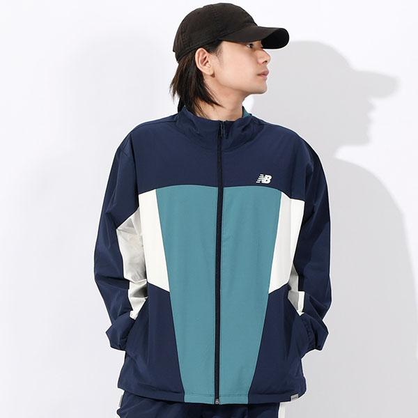 New Balance ジャージ上下セット ネイビー/グリーン　大谷翔平モデル New Balance（ニューバランス） 大谷翔平選手着用モデル ナイロン